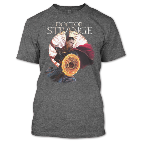 A black t-shirt with the shopify logo