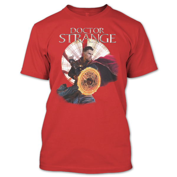 A black t-shirt with the shopify logo