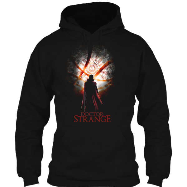 A black t-shirt with the shopify logo