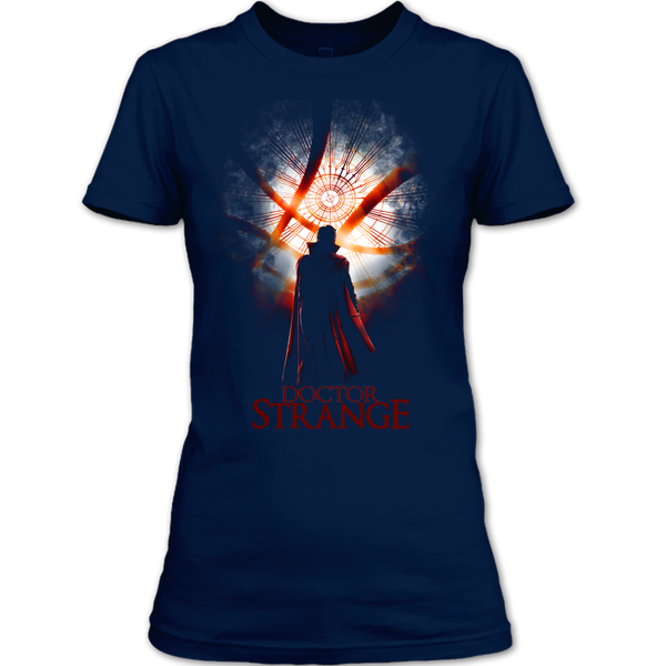 A black t-shirt with the shopify logo