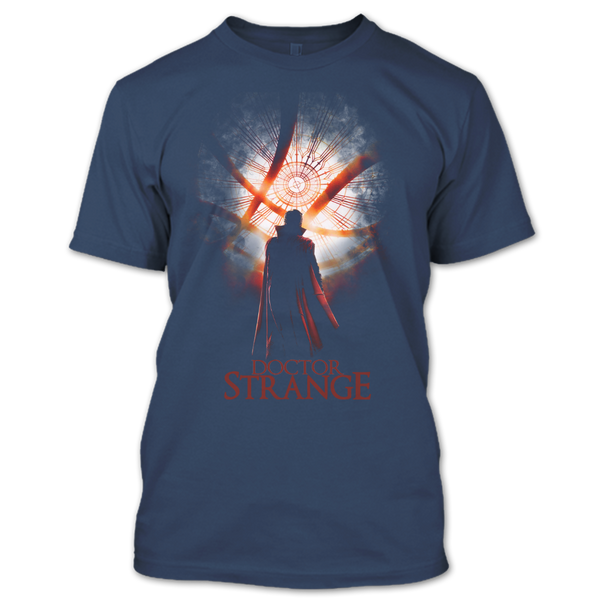 A black t-shirt with the shopify logo