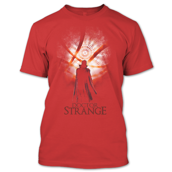 A black t-shirt with the shopify logo