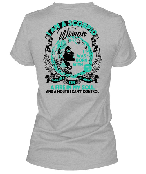I Am A Scorpio Woman T Shirt, I Love Scorpio T Shirt