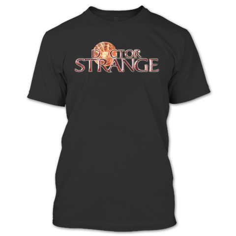 A black t-shirt with the shopify logo