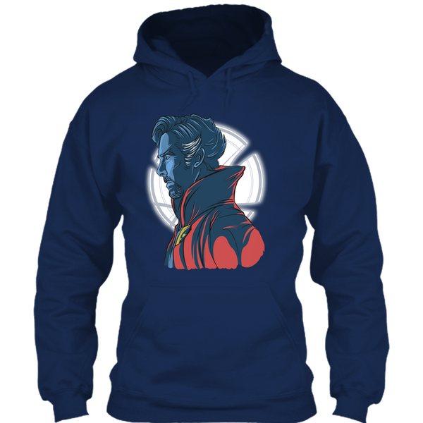 A black t-shirt with the shopify logo