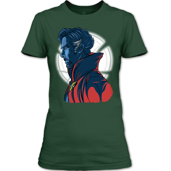 A black t-shirt with the shopify logo