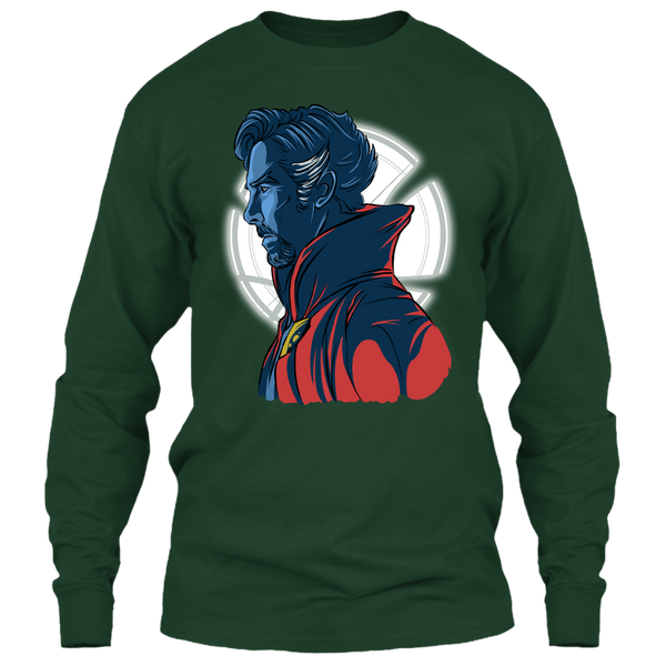 A black t-shirt with the shopify logo