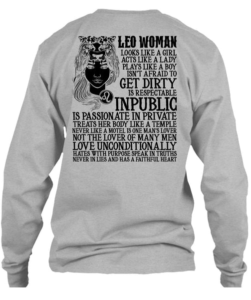 Leo Woman T Shirt, I Love Leo T Shirt