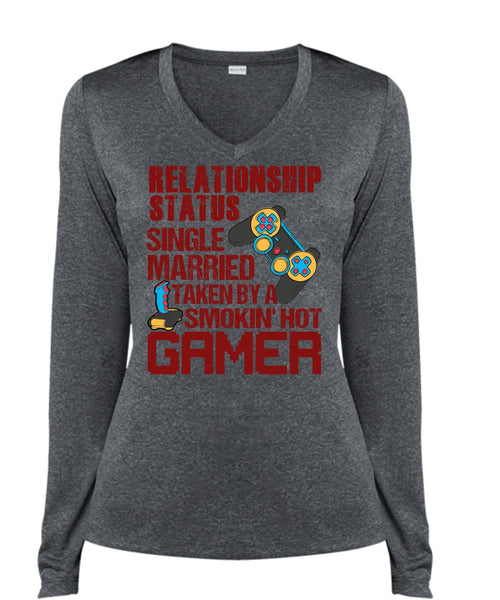 Taken By A Smoking Hot Gamer T Shirt, Being A Gamer T Shirt