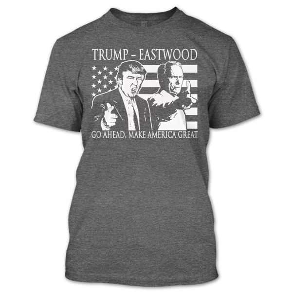 A black t-shirt with the shopify logo