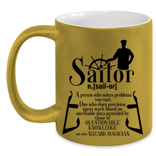 Awesome Gift For Sailors Coffee Mug, Sailor Accent Mug