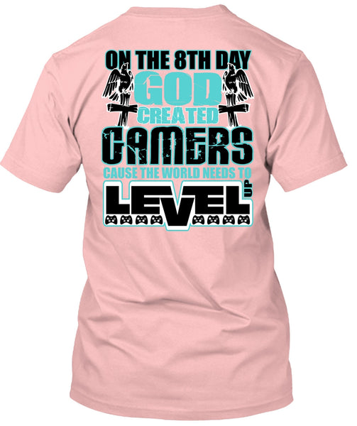 God Created Gamers T Shirt, I Love Gaming T Shirt