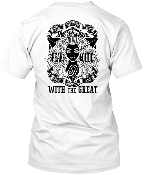 A black t-shirt with the shopify logo