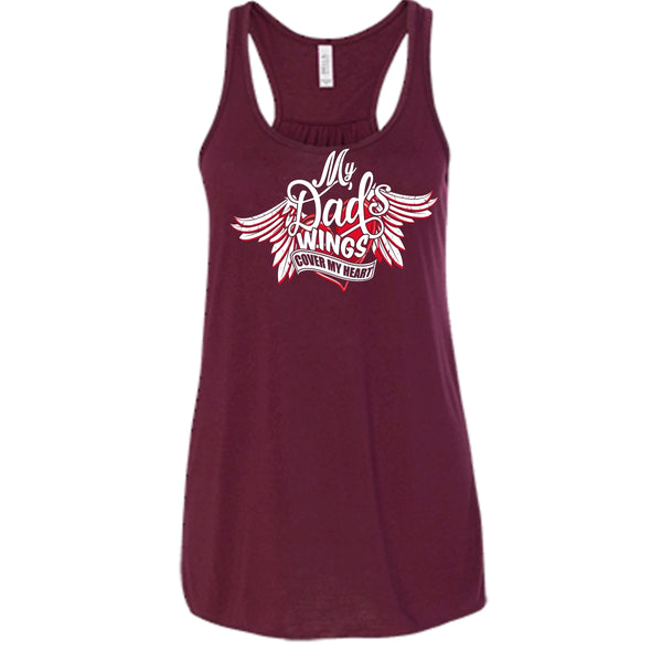 My Dad Wing's Cover My Heart T Shirt, Dad's Wing Tank Top