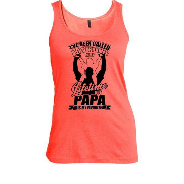 Papa Is My Favorite Name T Shirt, Father's Day Gift Tank Top