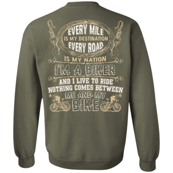 I'm A Biker T Shirt, I Love Biker Sweatshirt