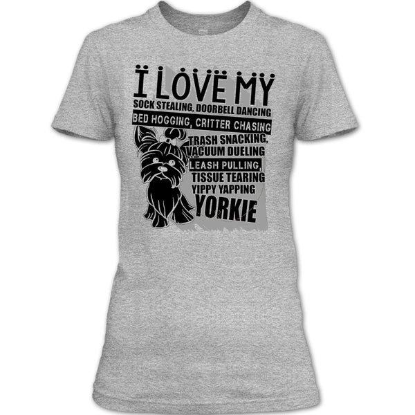 I Love My Sock Stealing T Shirt, I Am A Dog Lover T Shirt