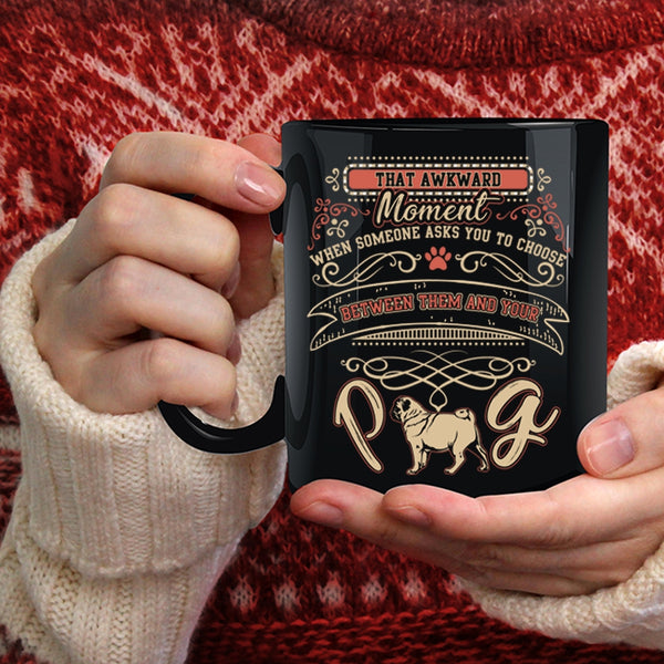 Cool Pug Coffee Mug, Funny Gift For Pug Lovers Coffee Cup