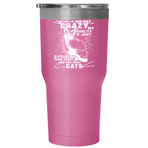 My Cats Tumbler 30 oz Stainless Steel, Cute Gift For Cat Lovers Travel Mug