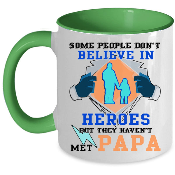 My Awesome Papa Coffee Mug, They Haven't Met Papa Accent Mug