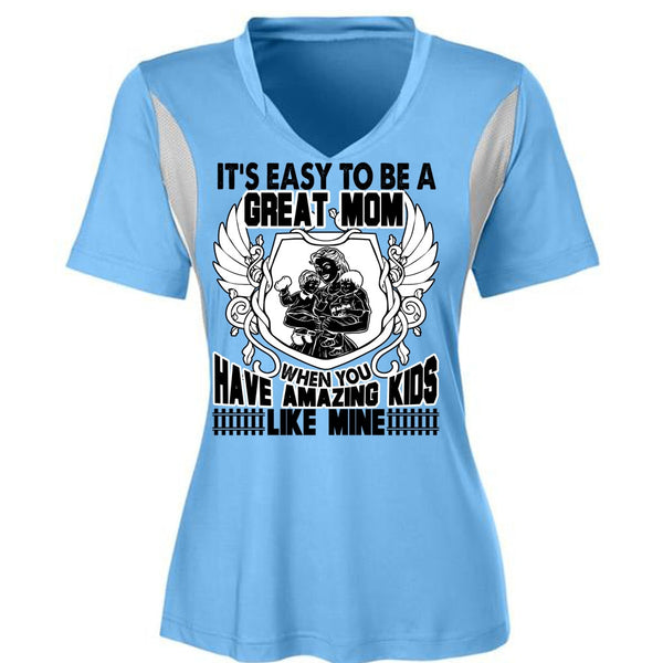 It's Easy To Be A Great Mom T Shirt, I Love Mom T Shirt, Awesome T-Shirts