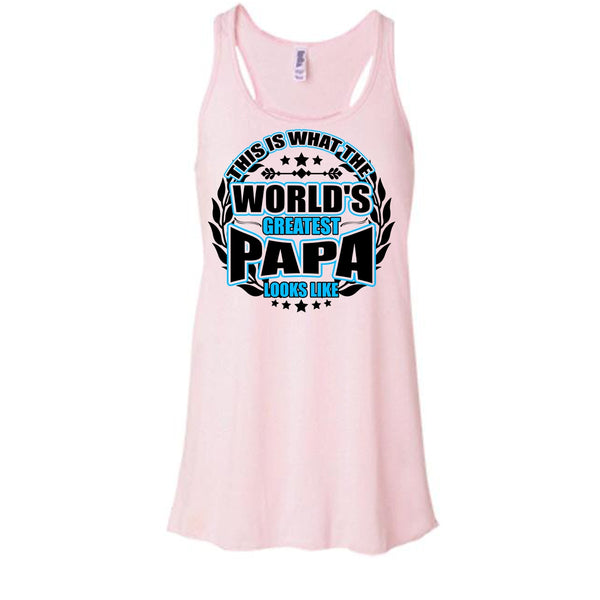Worlds Greatest Papa T Shirt, Gift For Papa Tank Top