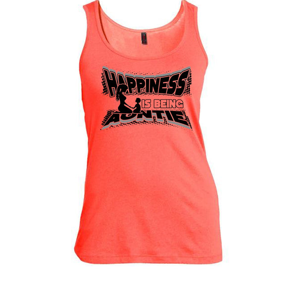 Happiness Is Being Autie T Shirt, Gift For Aunt Tank Top