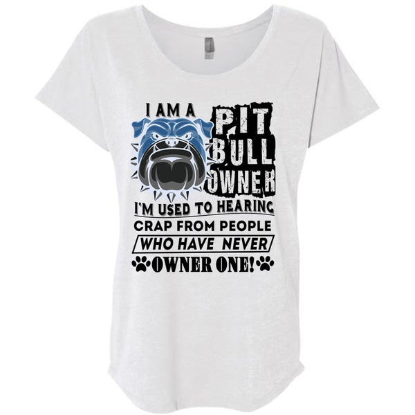 I Am A Pit Bull Owner T Shirt, I Love Dogs T Shirt, Awesome T-Shirts