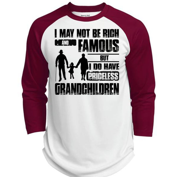 I Do Have Priceless Grandchildren T Shirt, I Love Grandkid T Shirt, Awesome T-Shirts  (Polyester Game Baseball Jersey)