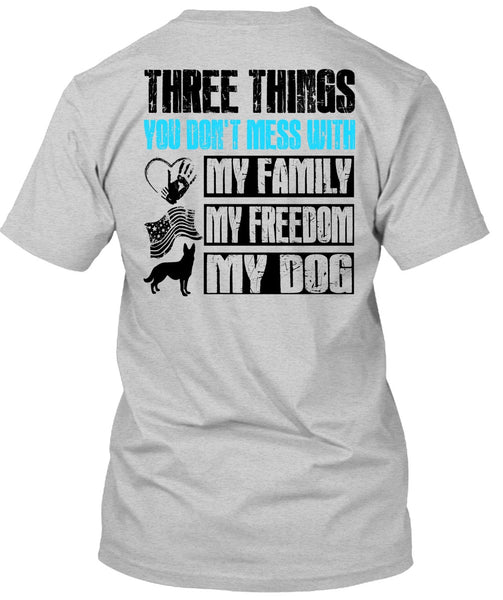 My Family My Freedom My Dog T Shirt, I Love Dog T Shirt