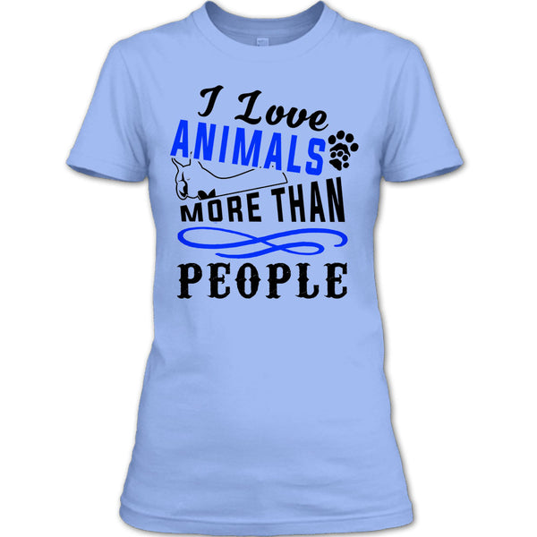 I Love Animals More Than People T Shirt, I Love My Dog T Shirt