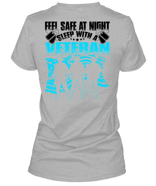 Sleep With A Veteran T Shirt, I Love Veteran T Shirt