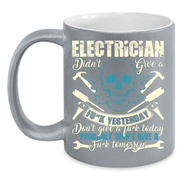 Electrician Coffee Mug, Cool Gift For Electricians Coffee Cup