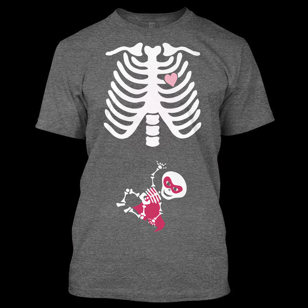 A black t-shirt with the shopify logo