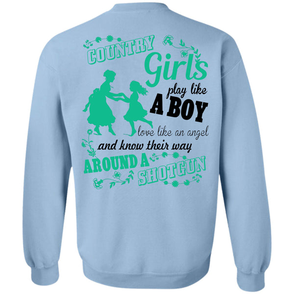 Being A Farmer T Shirt, Country Girls Play Like A Boy Sweatshirt