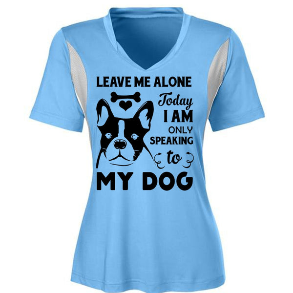 Leave Me Alone Today I Am Only Speaking To My Dog T Shirt, Favorite T Shirt