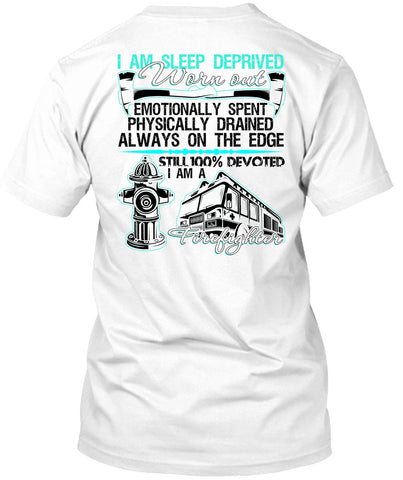 A black t-shirt with the shopify logo