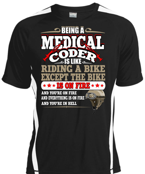 A black t-shirt with the shopify logo