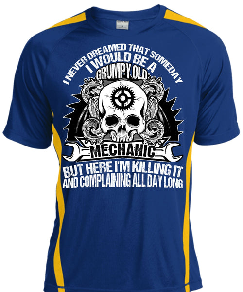 Grumpy Old Mechanic T Shirt, Being A Mechanic T Shirt, Cool Shirt