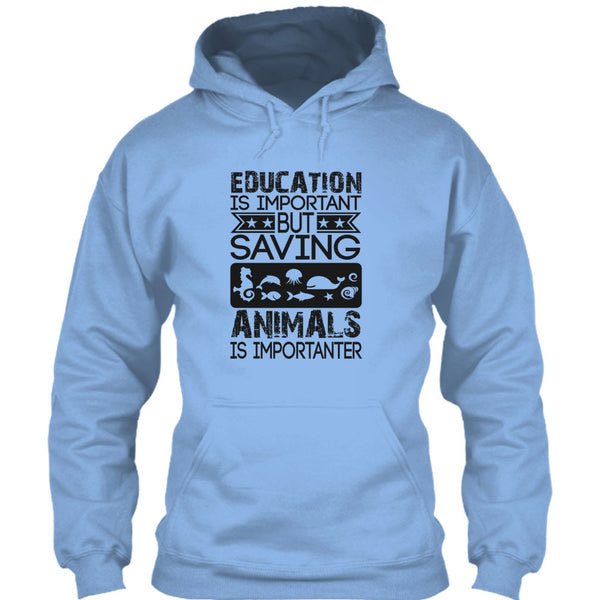Education Is Important T Shirt, Coolest Animal Lover T Shirt