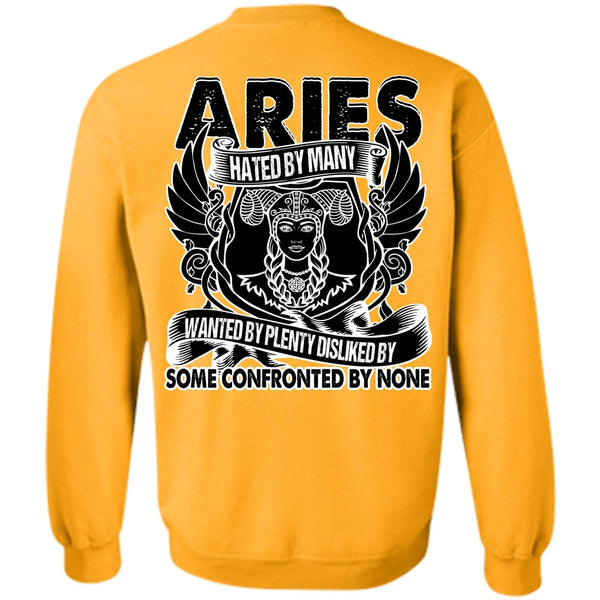 I Love Aries T Shirt, Aries Hated By Many Wanted Sweatshirt