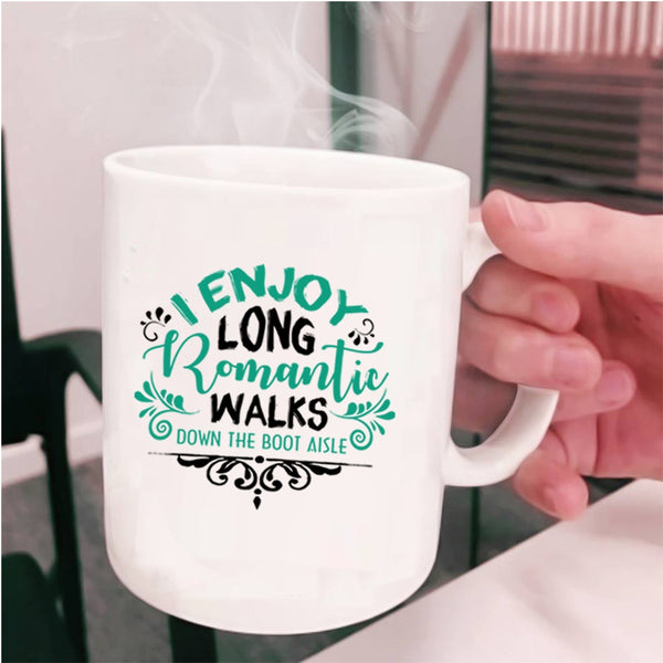 Cool Couple Coffee Mug, I Enjoy Long Romantic Cup