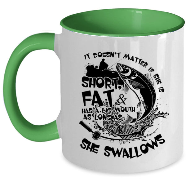 Outdoor Activity Coffee Mug, Cool Fishing Accent Mug