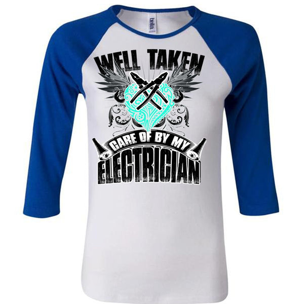 Care Of By My Electrician T Shirt, I Love Electrician T Shirt, Awesome T-Shirts