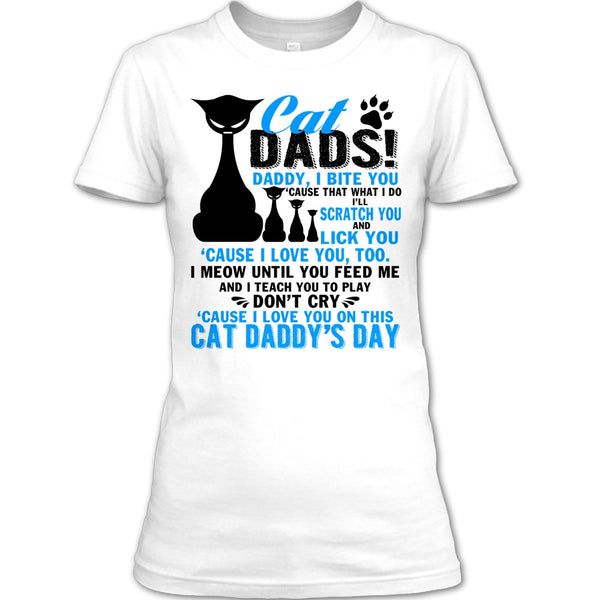 Cat Dads T Shirt, Cat Daddy's Day T Shirt