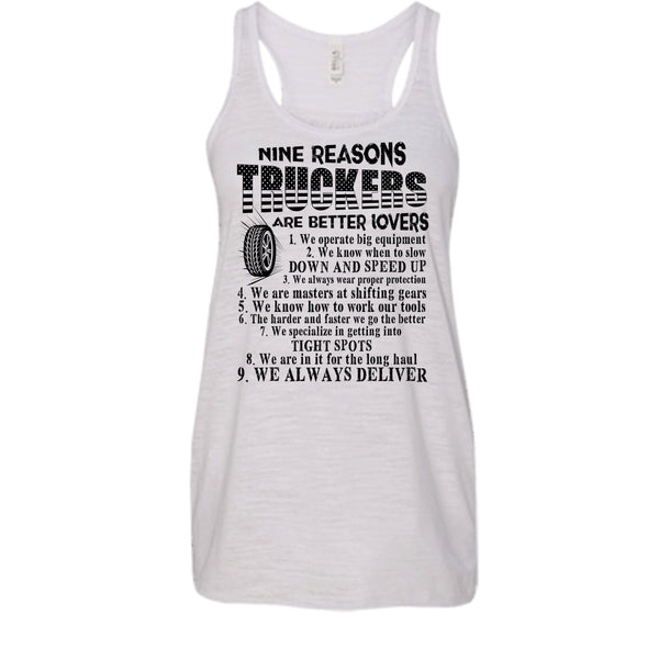 Nine Reasons Truckers T Shirt, Tow Truck Driver T Shirt, Awesome t-shirts
