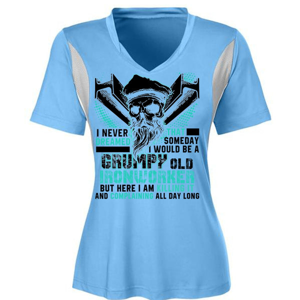 Grumpy Old Ironworker T Shirt, I Love Ironworker T Shirt, Awesome T-Shirts