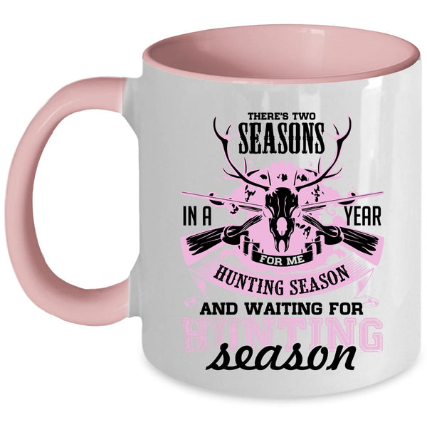 Waiting For Hunting Season Coffee Mug, Hunting Season Accent Mug