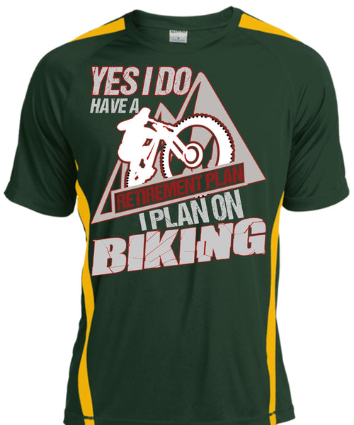 I Plan On Biking T Shirt, Retirement Plan T Shirt, Cool Shirt