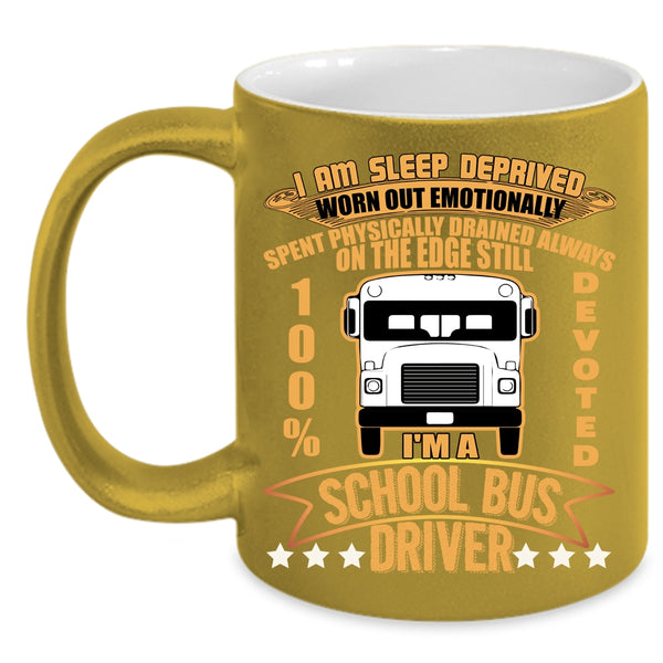 I'm A School Bus Driver Coffee Mug, Funny Bus Driver Coffee Cup